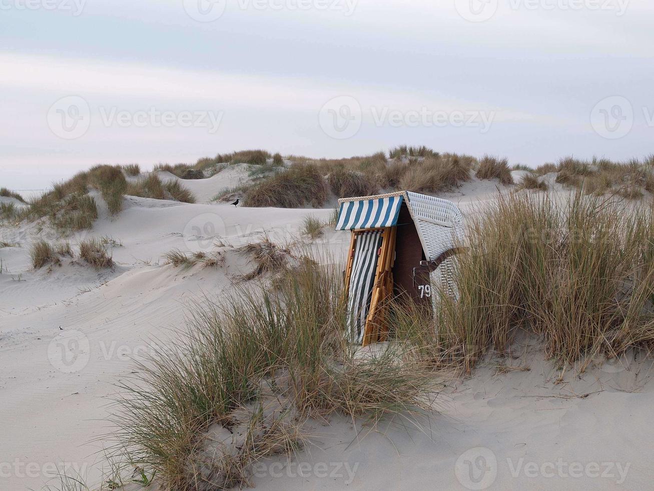 Insel Borkum in Deutschland foto