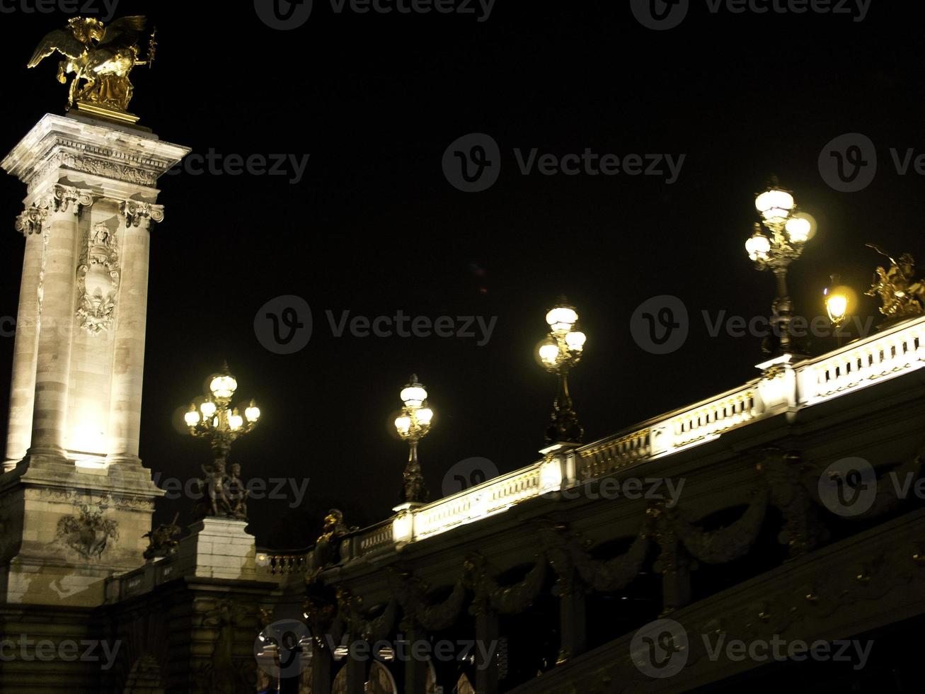 Paris in der Nacht foto