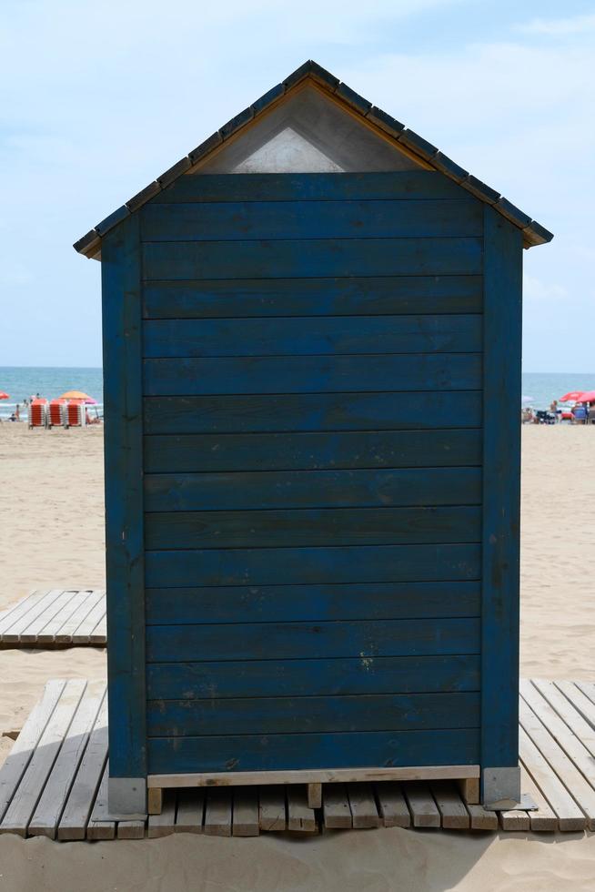 Strandhütten Cullera Stock Bilder foto