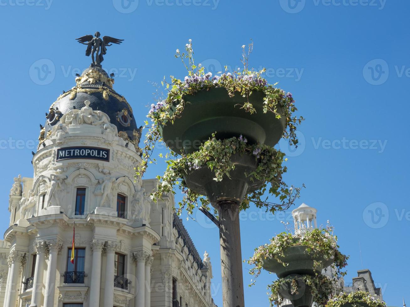 die Stadt Madrid in Spanien foto