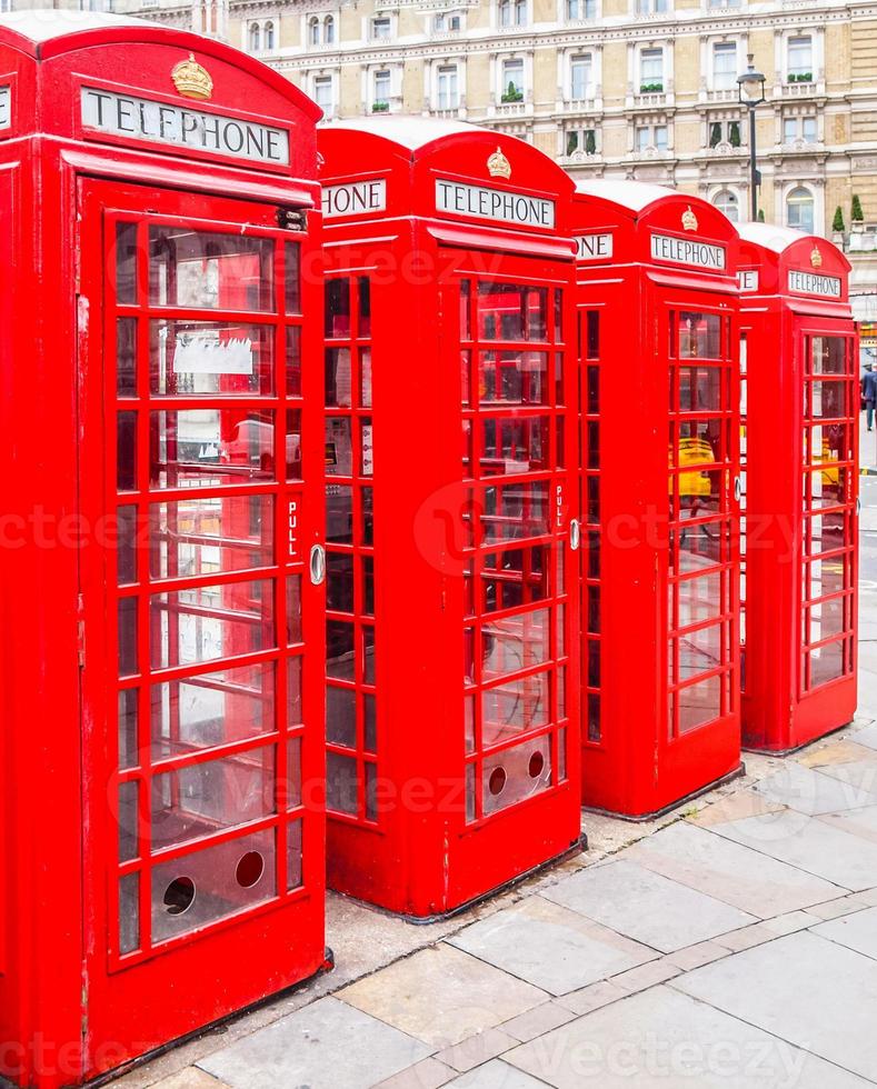 hdr Londoner Telefonzelle foto