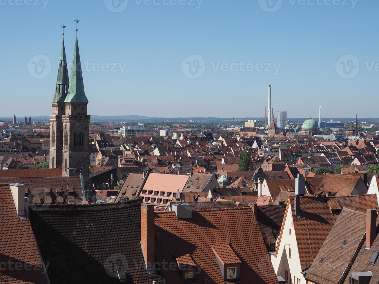 Luftaufnahme von Nürnberg foto