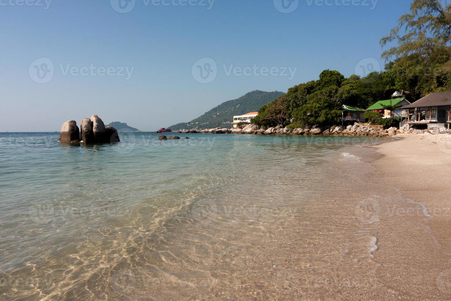 Sairee Beach auf Koh Tao, Thailand foto