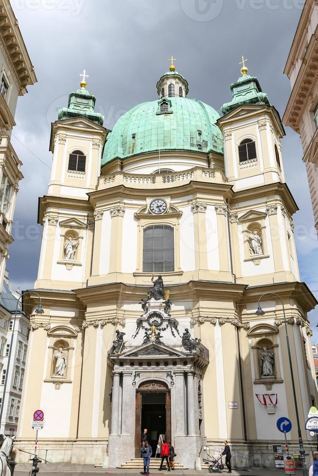 st peter kirche, peterskirche in wien, österreich foto