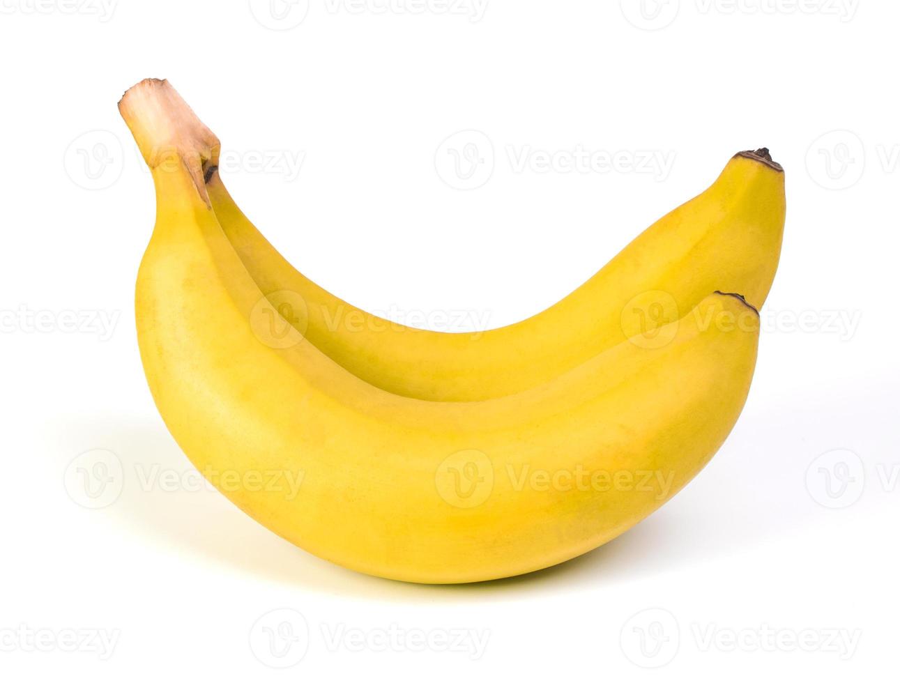 Bananen isolieren auf weißem Hintergrund. foto