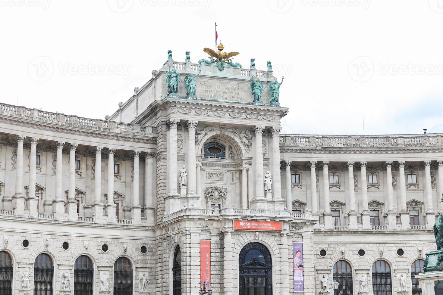 neue burg flügel in der hofburg, wien, österreich foto