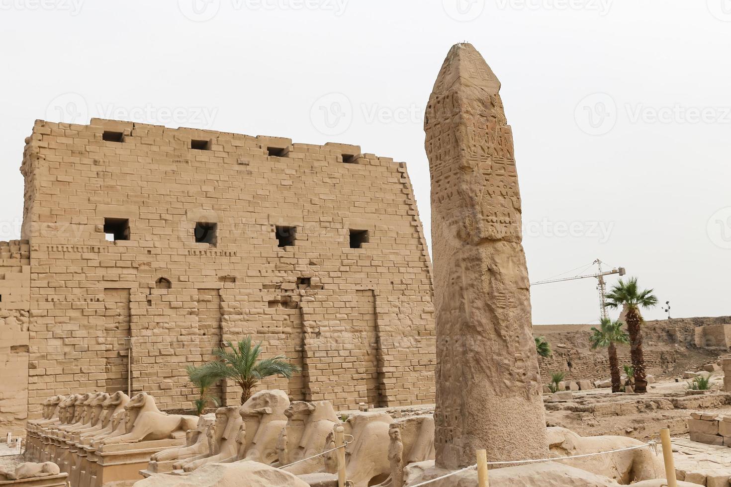 Karnak-Tempel in Luxor, Ägypten foto