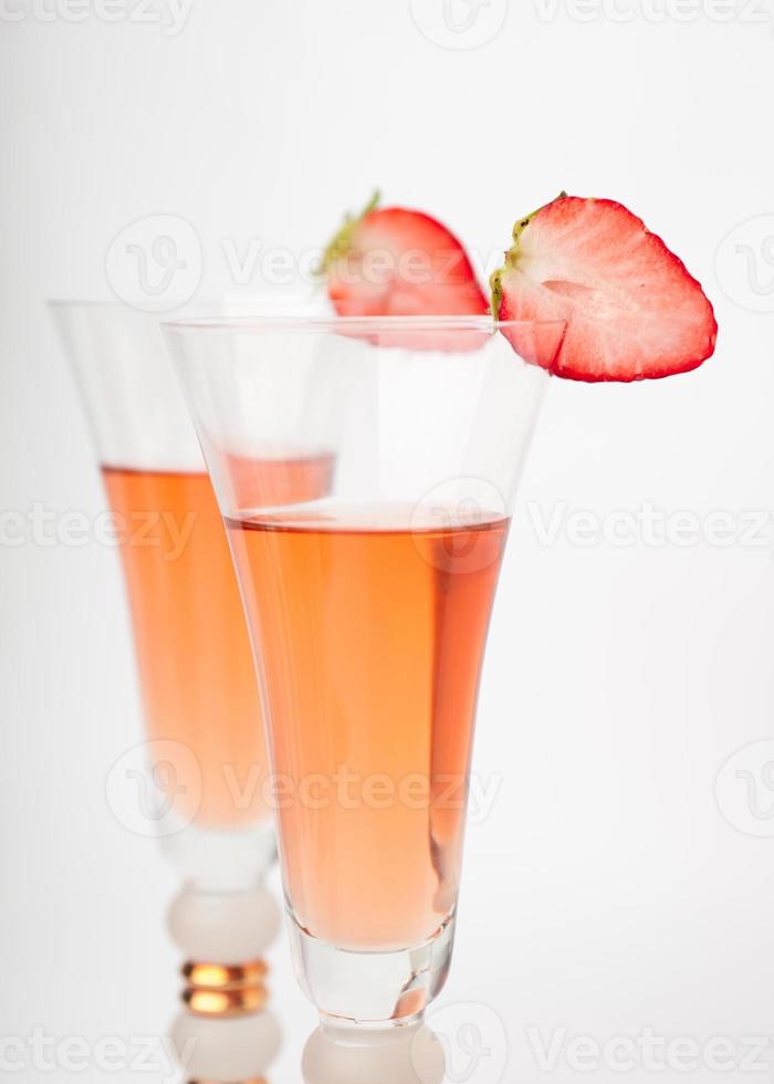 mit Erdbeere trinken foto