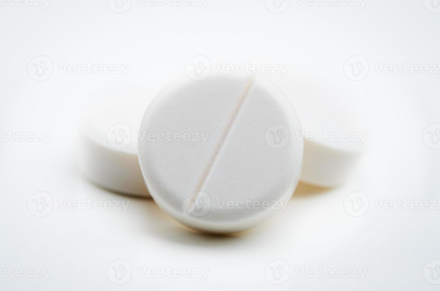 Nahaufnahme von Tabletten foto