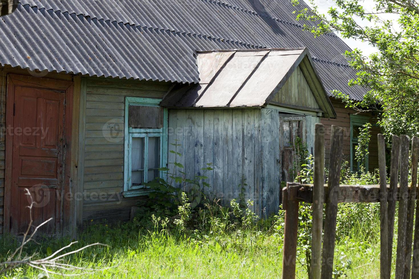 Holzhaus, Nahaufnahme foto