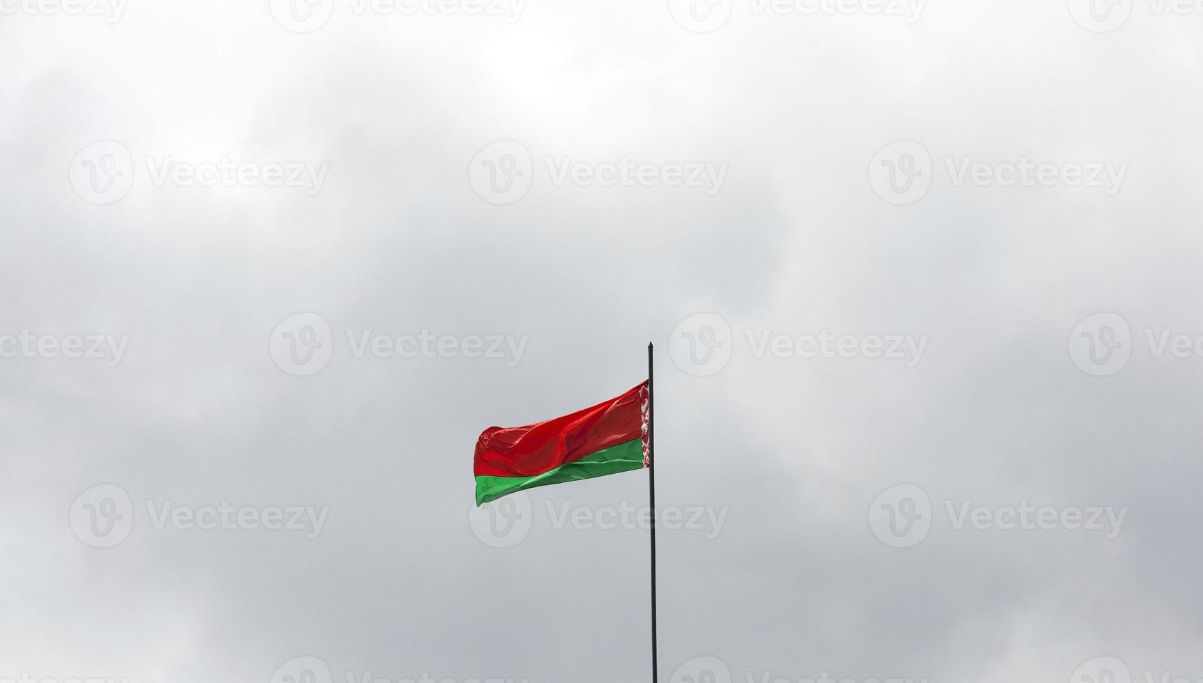 belarussische Flagge, Himmel foto