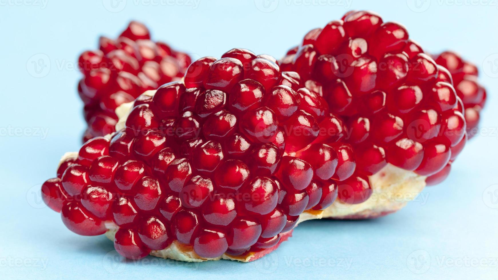 roter Granatapfel, Nahaufnahme foto