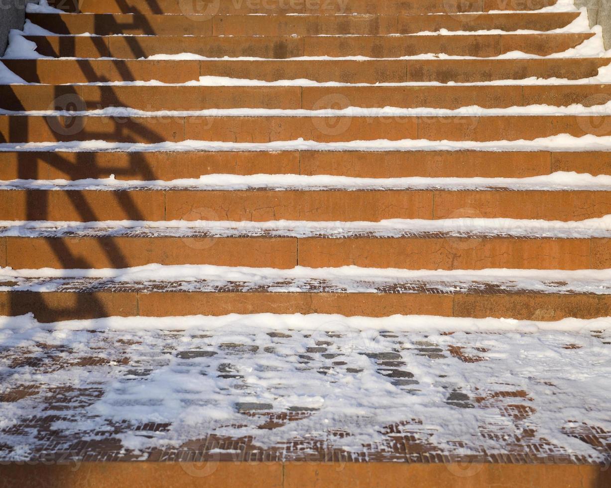 alte Treppe, Nahaufnahme foto