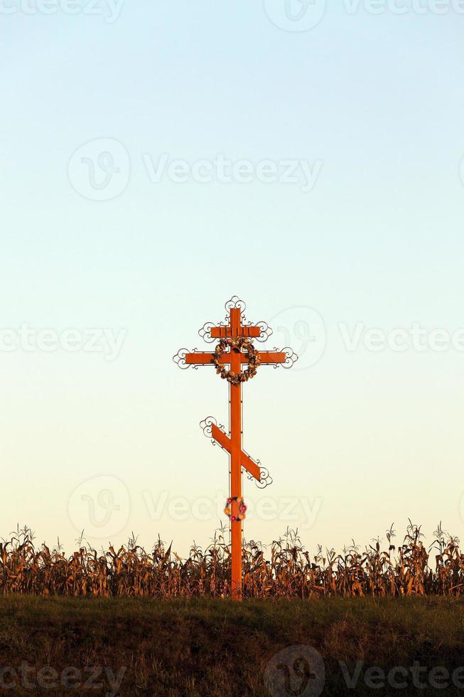 religiöses Holzkreuz foto