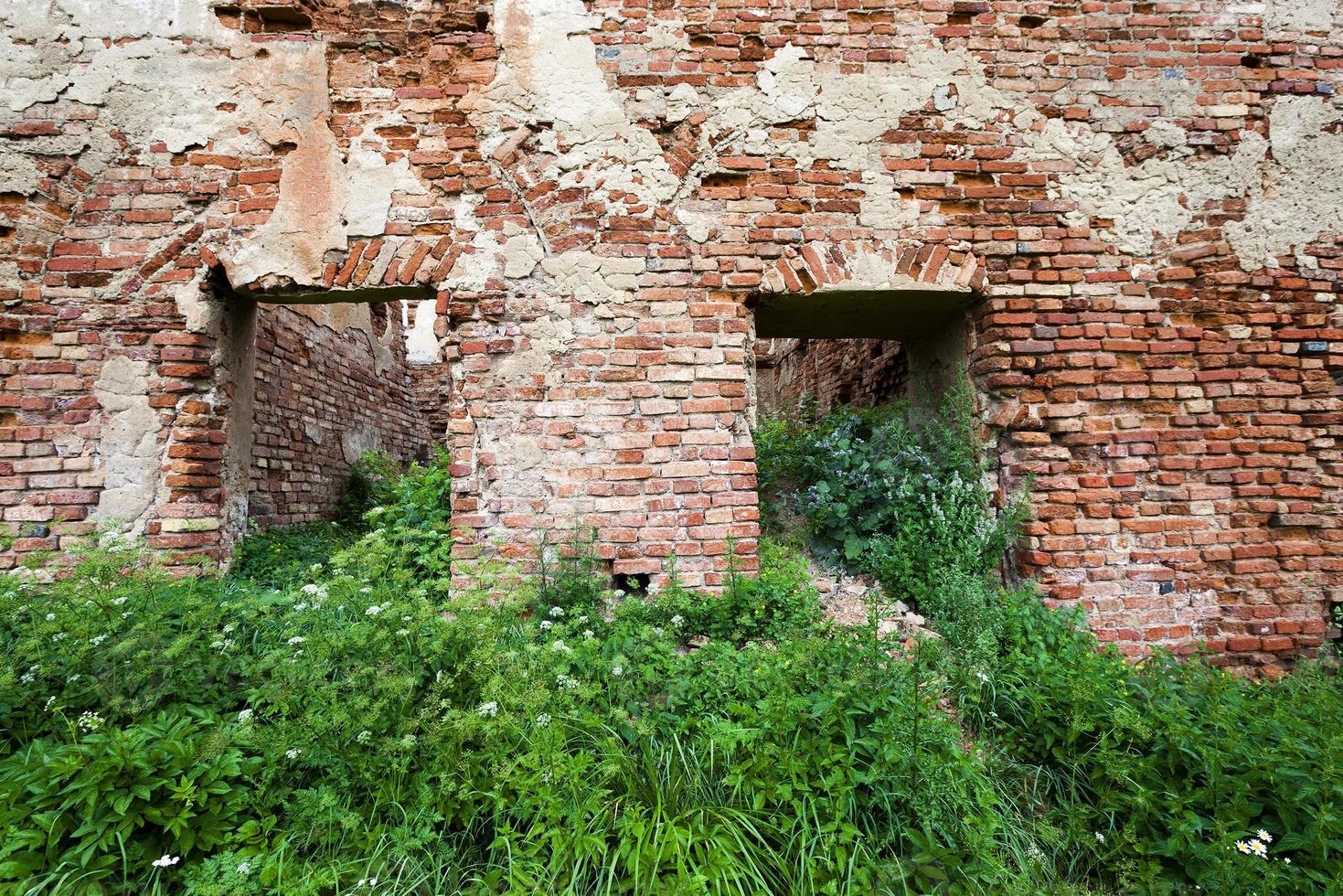 Ruinen aus Backstein foto