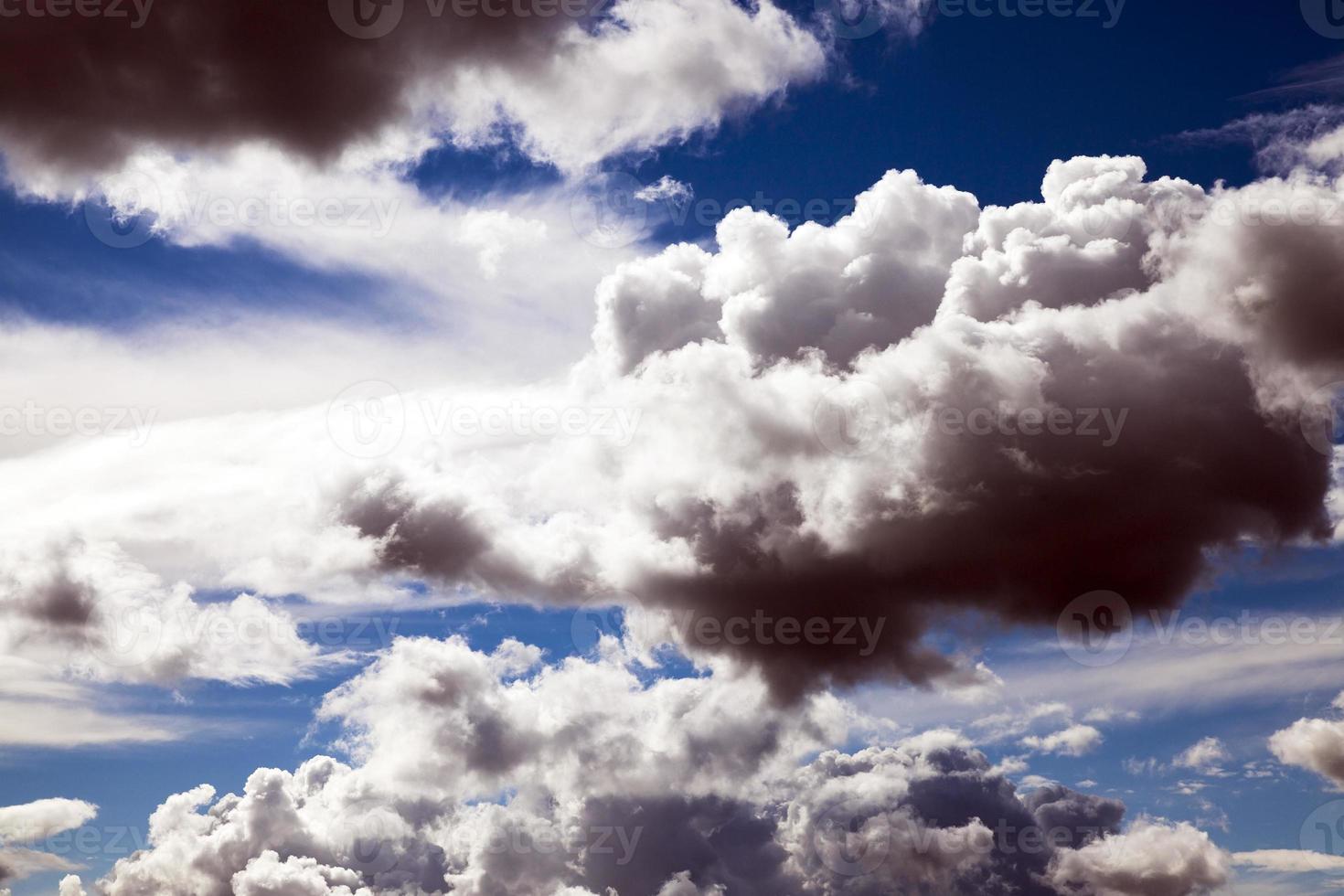 weiße Wolke, Herbst foto