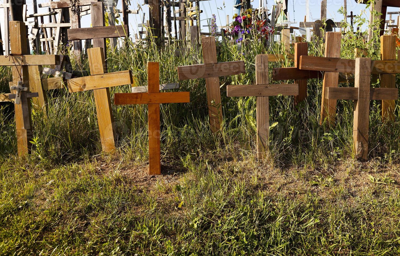 Holzkreuze, Christentum foto