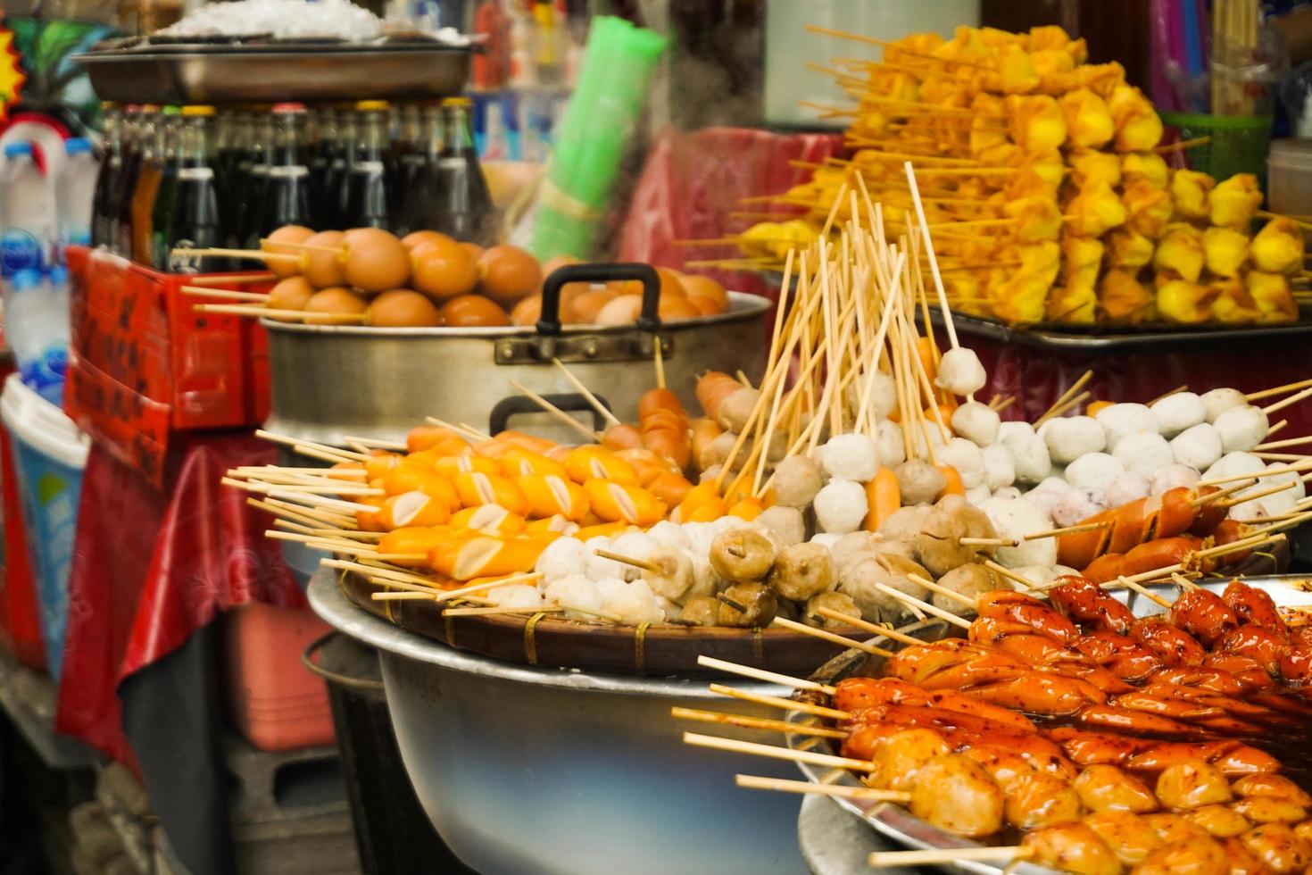 asiatischer Streetfood-Grill foto