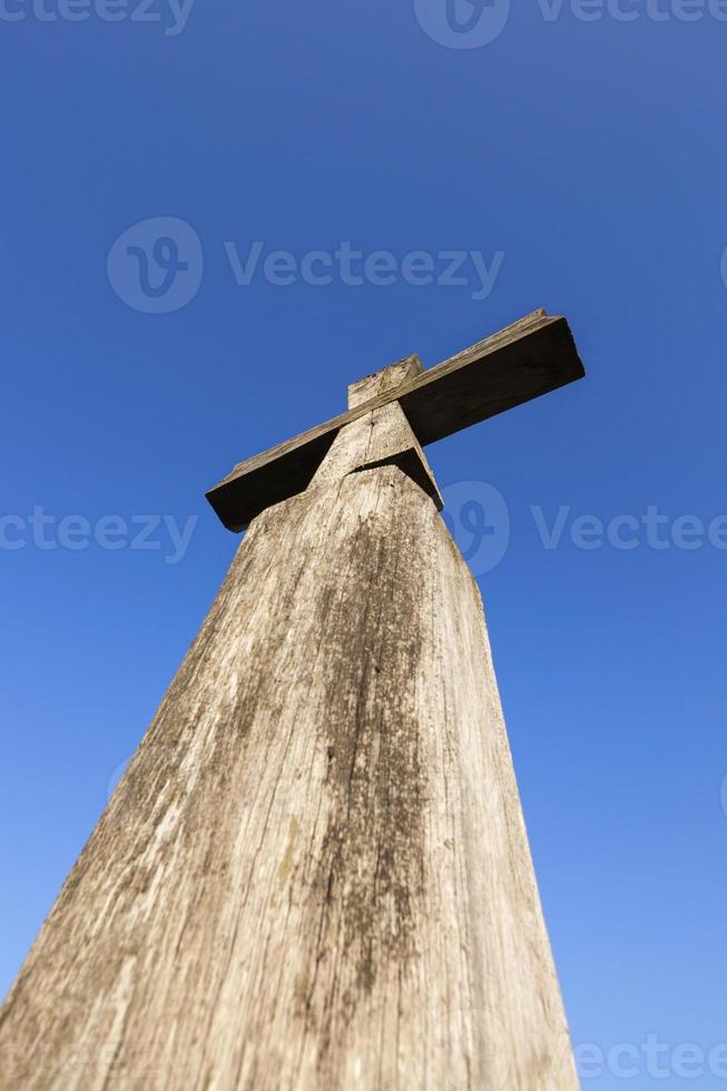 religiöses Kreuz, Nahaufnahme foto