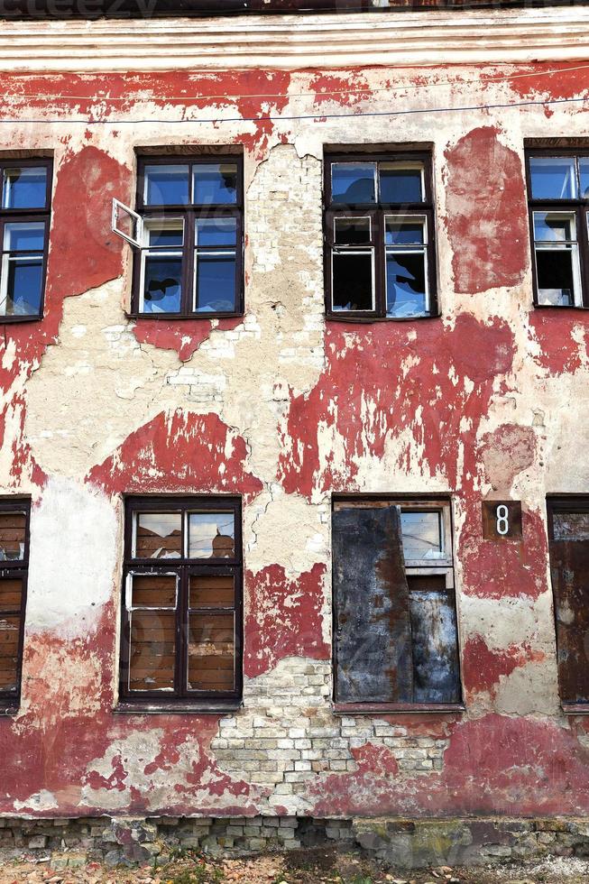 Gebäude zerstören. abbauen foto