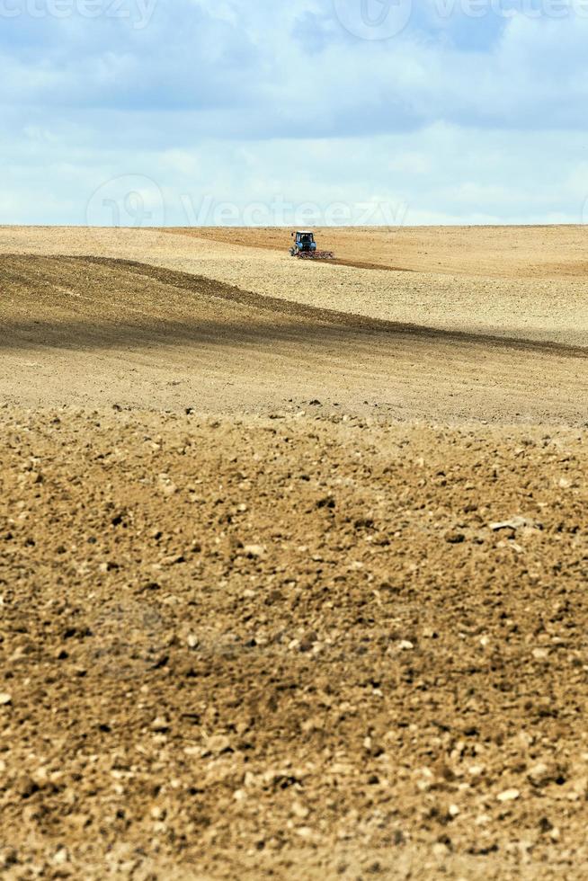 Ackerland für Getreide foto