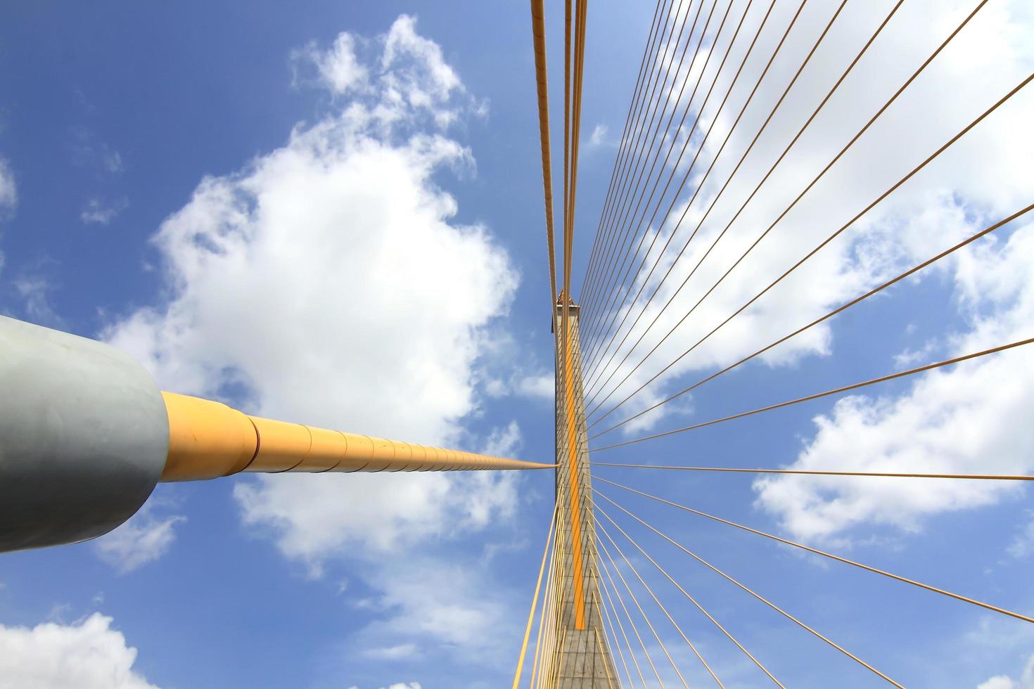 Mega Sling Bridge, Rama 8, in Bangkok, Thailand foto