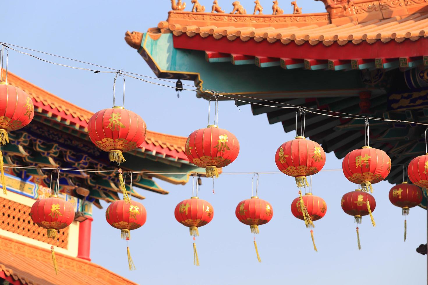 chinesische Laternen während des Neujahrsfestes foto