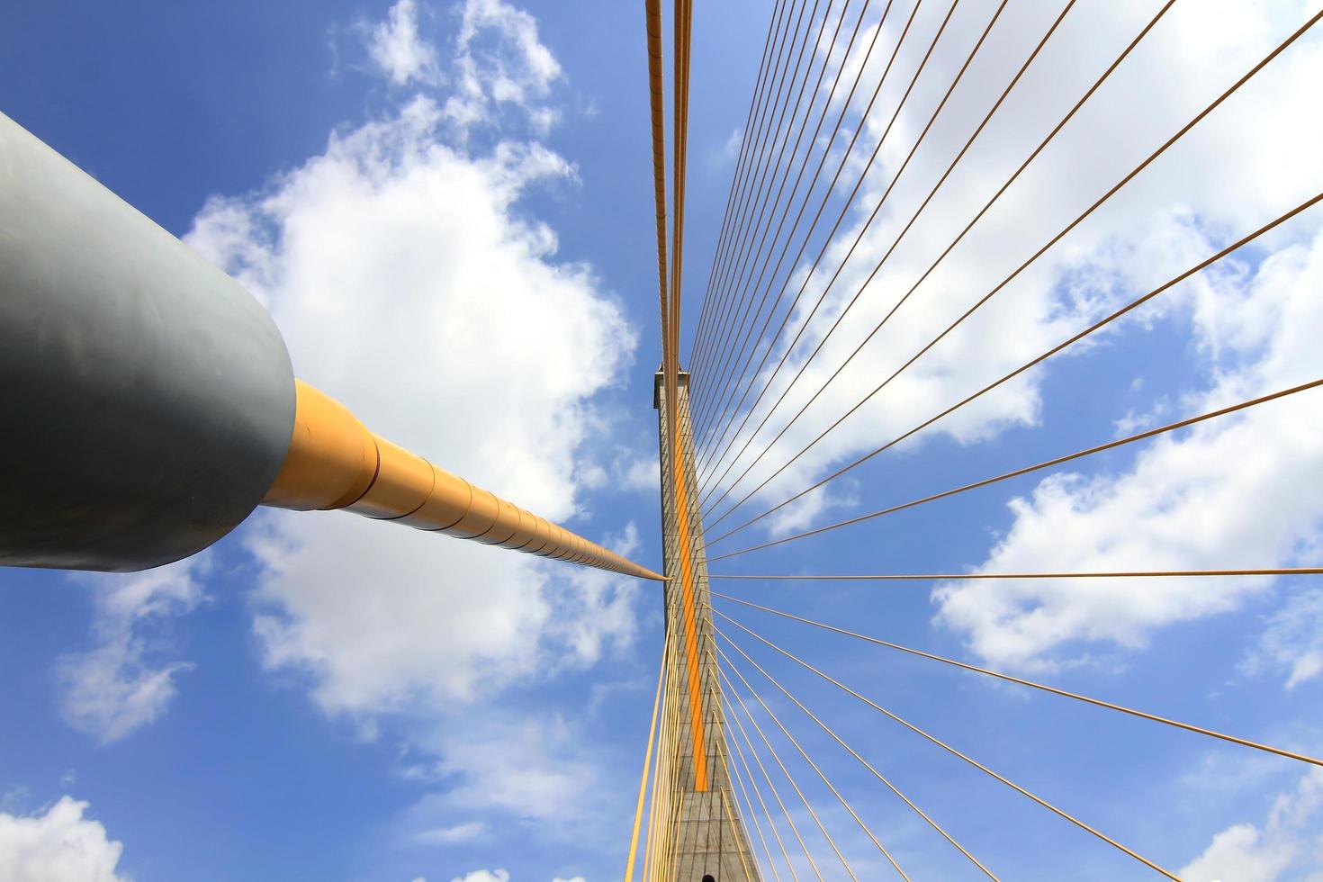 Mega Sling Bridge, Rama 8, in Bangkok, Thailand foto