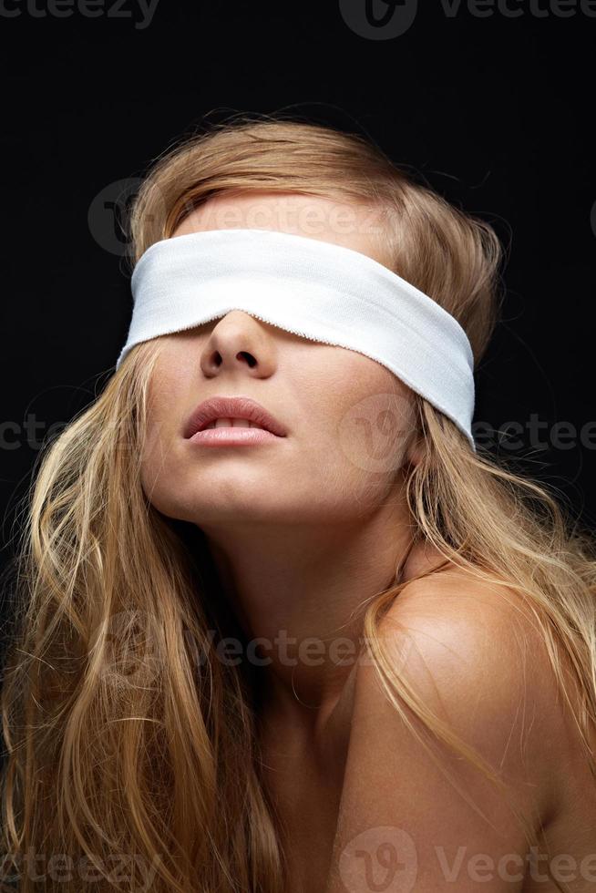 blindes Mädchen foto