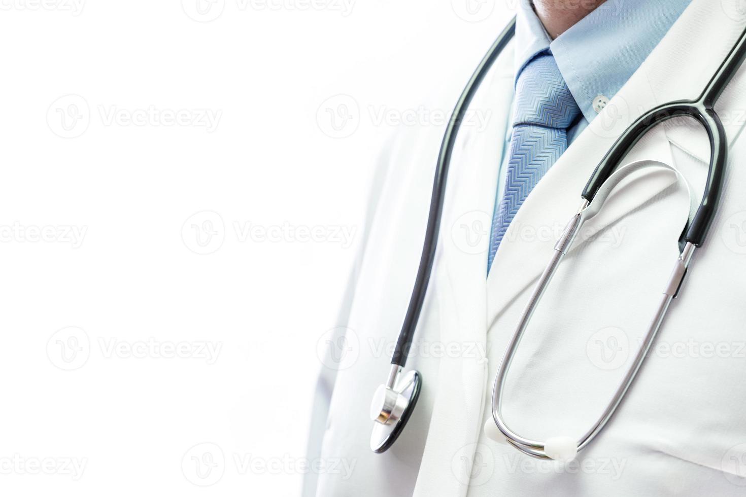 medizinisches Symbol - Arzt mit Stethoskop foto