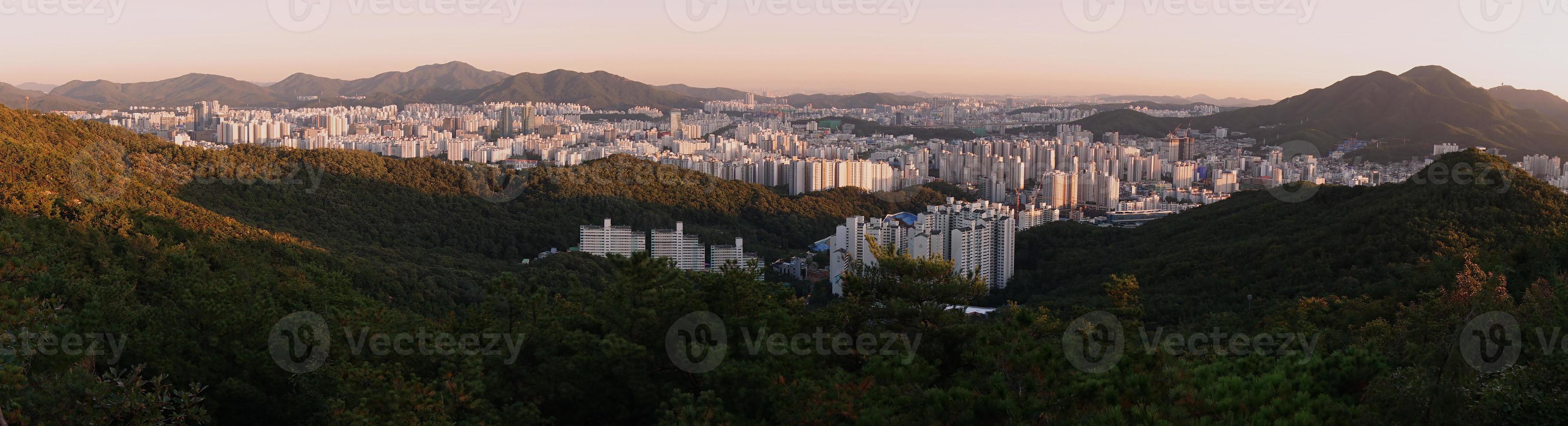 die spektakuläre Aussicht auf Anyang. foto