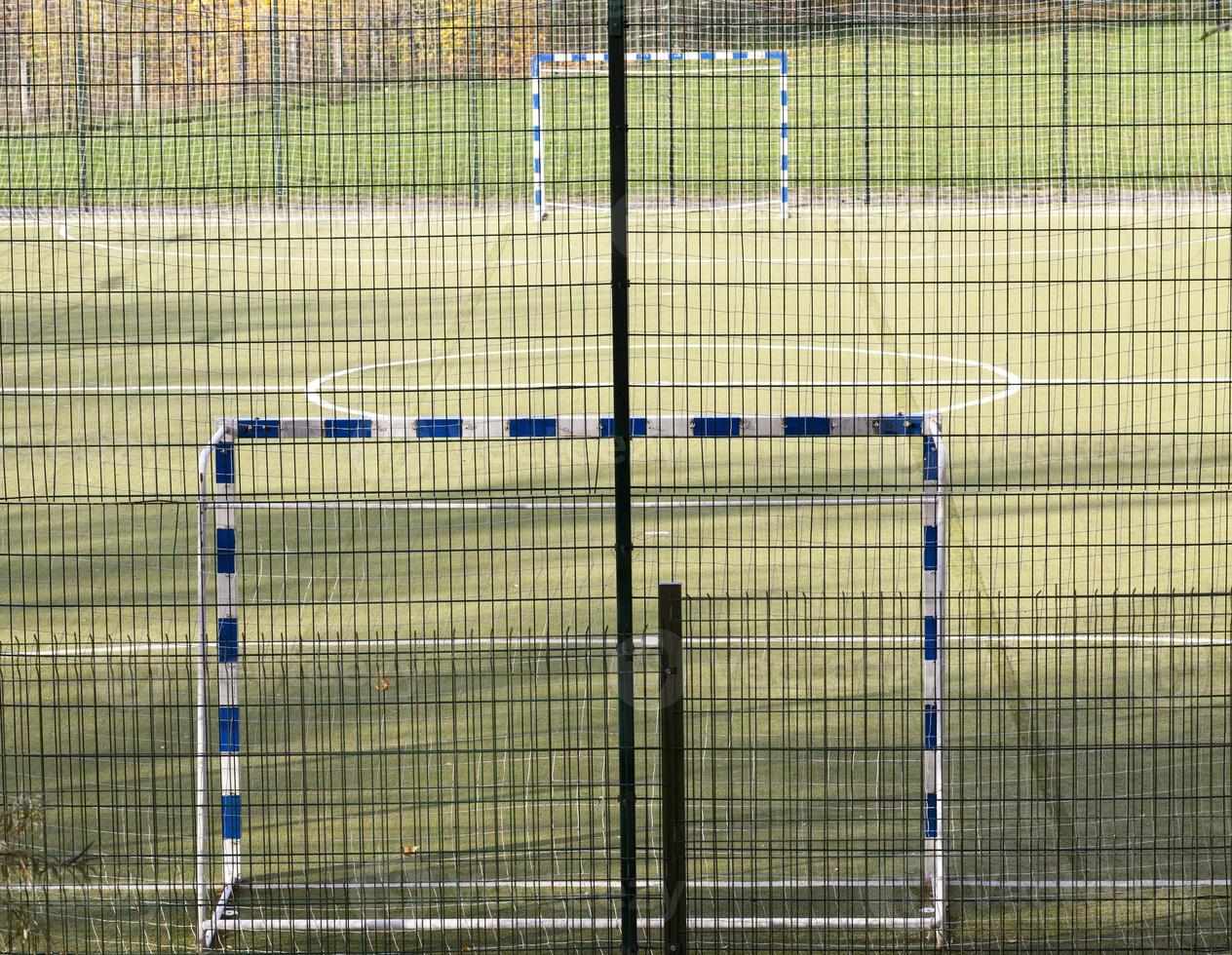 Fußballtore, Nahaufnahme foto