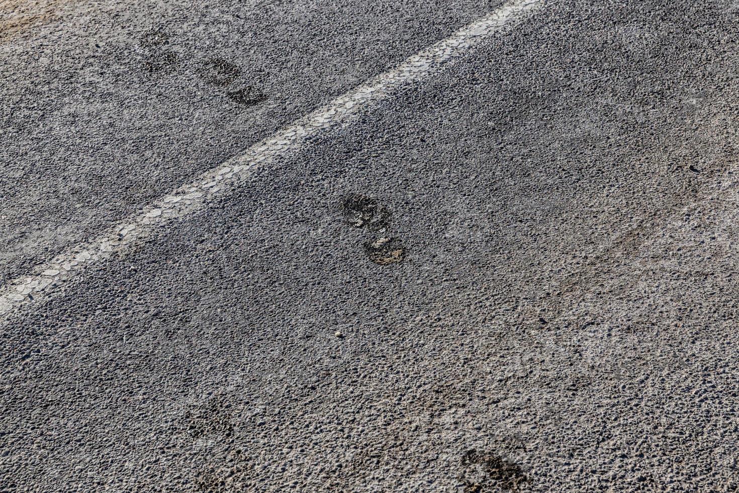 Straße für Autos und andere Transportmittel foto