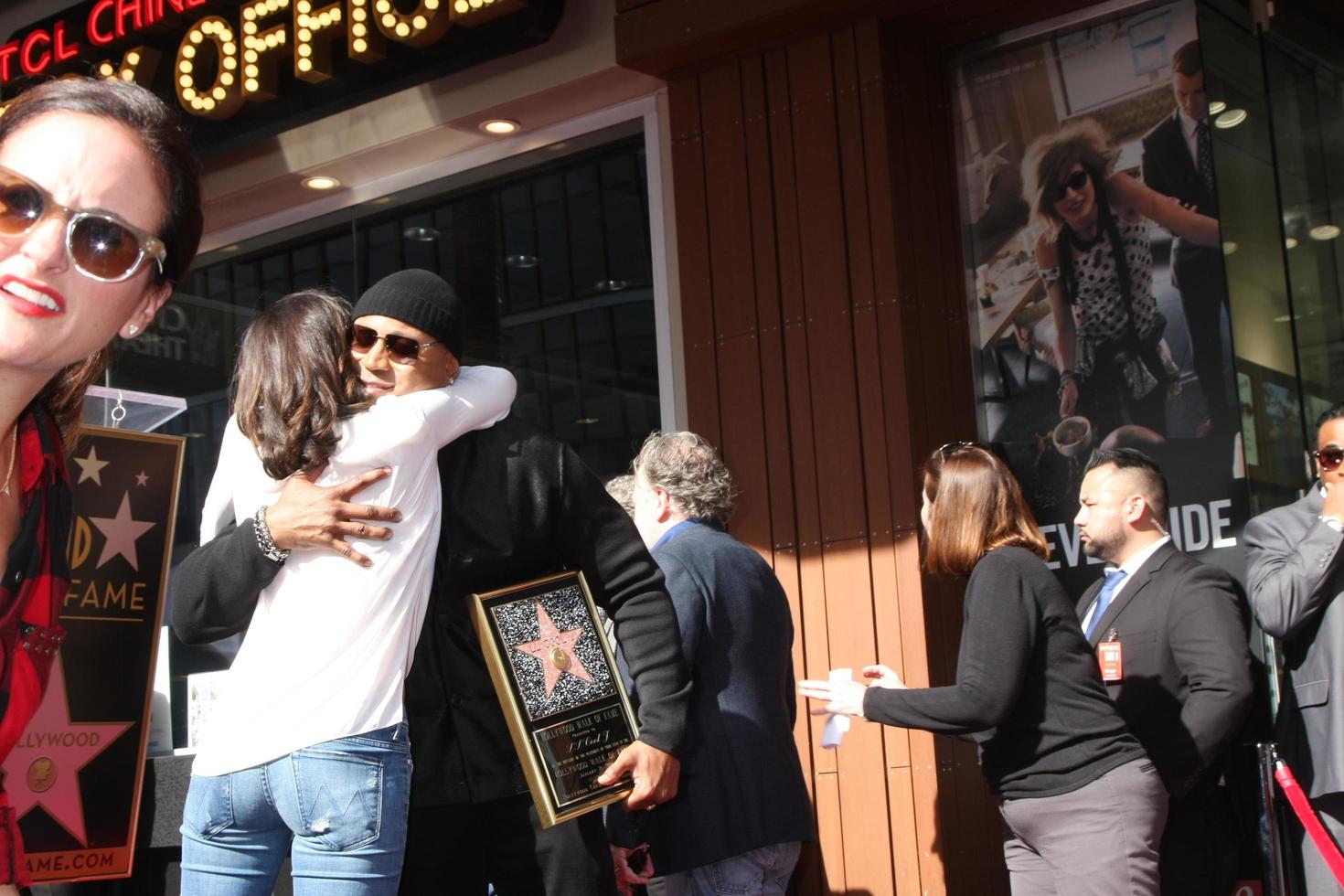 los angeles, jan 21 - daniela ruah, ll cool j bei der ll cool j hollywood walk of fame zeremonie im hollywood and highland am 21. januar 2016 in los angeles, ca foto