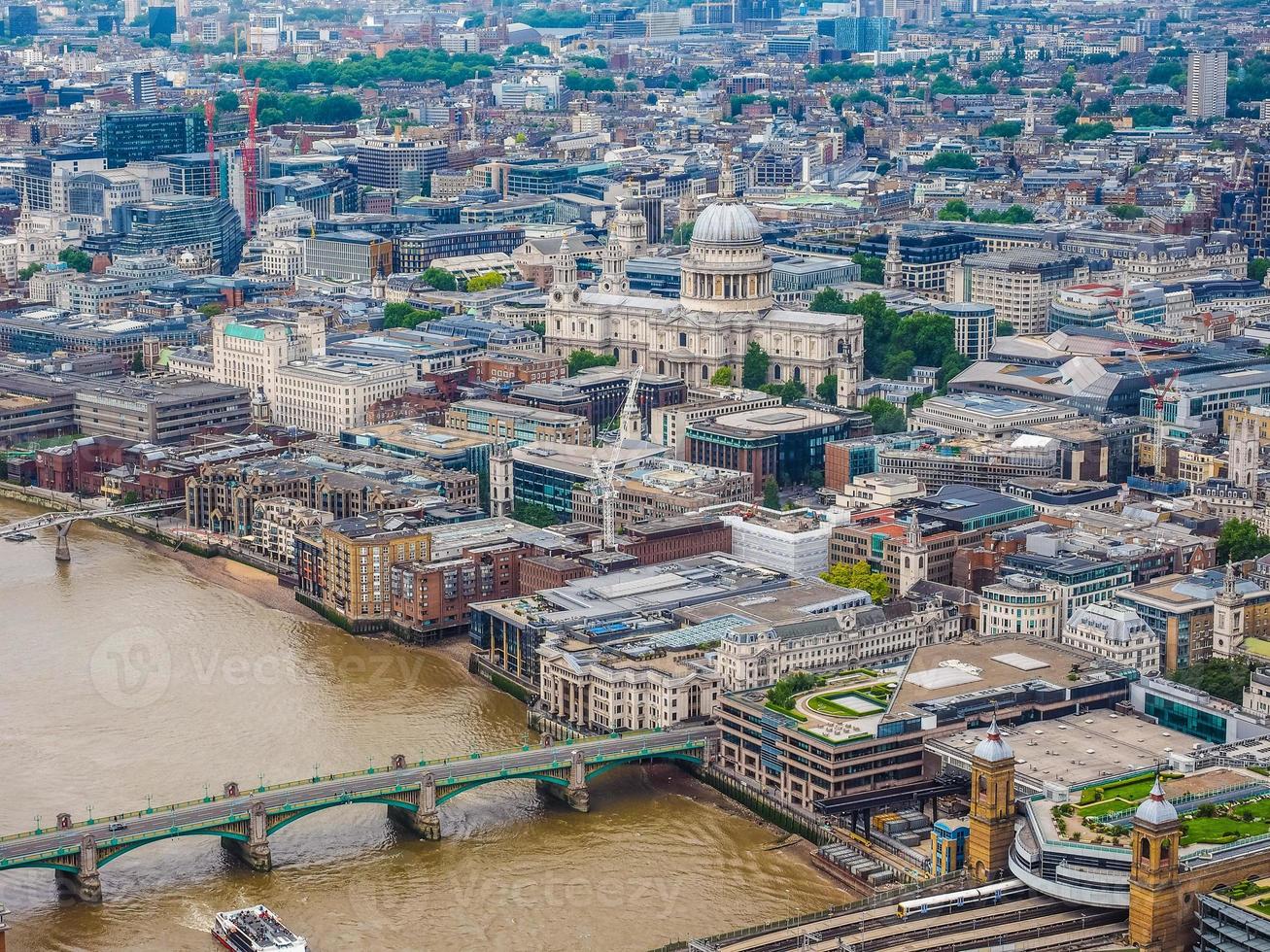 hdr-luftaufnahme von london foto