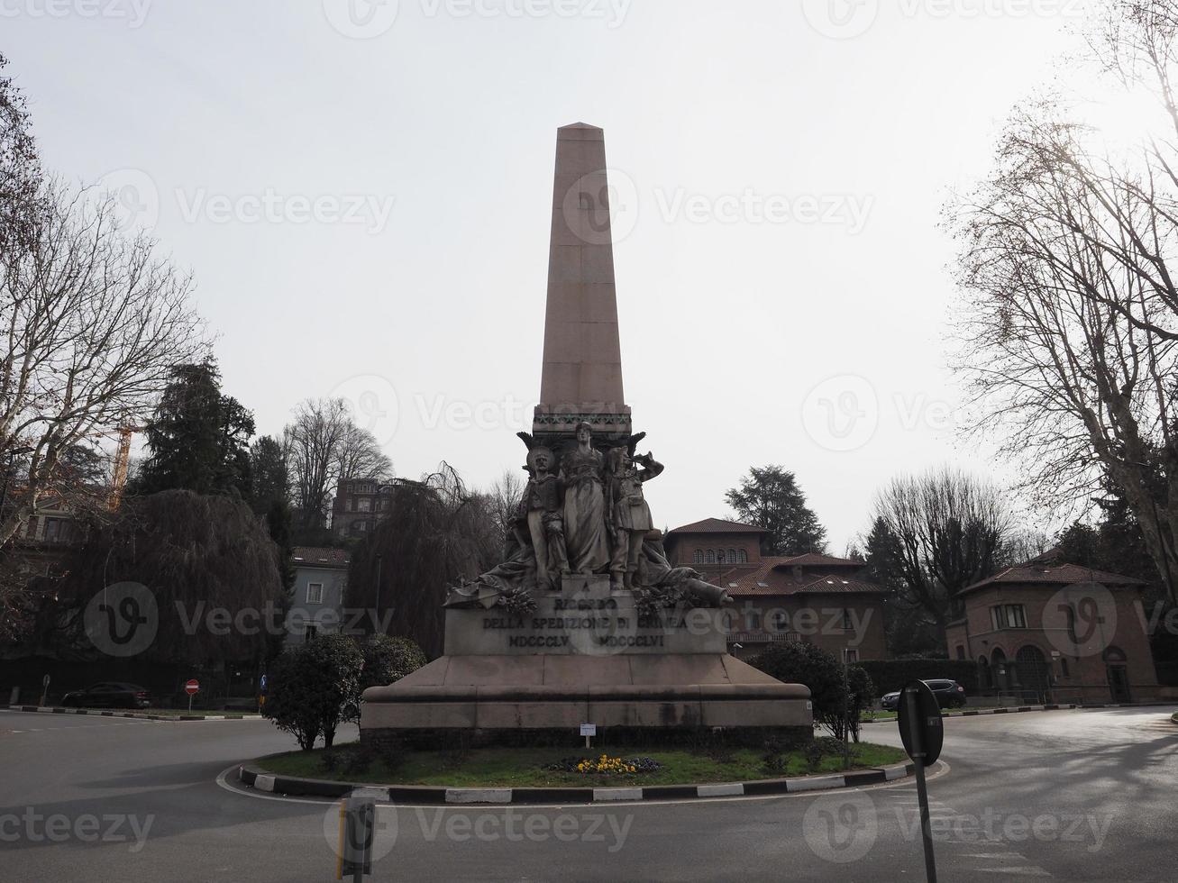 krimkriegerdenkmal in turin foto