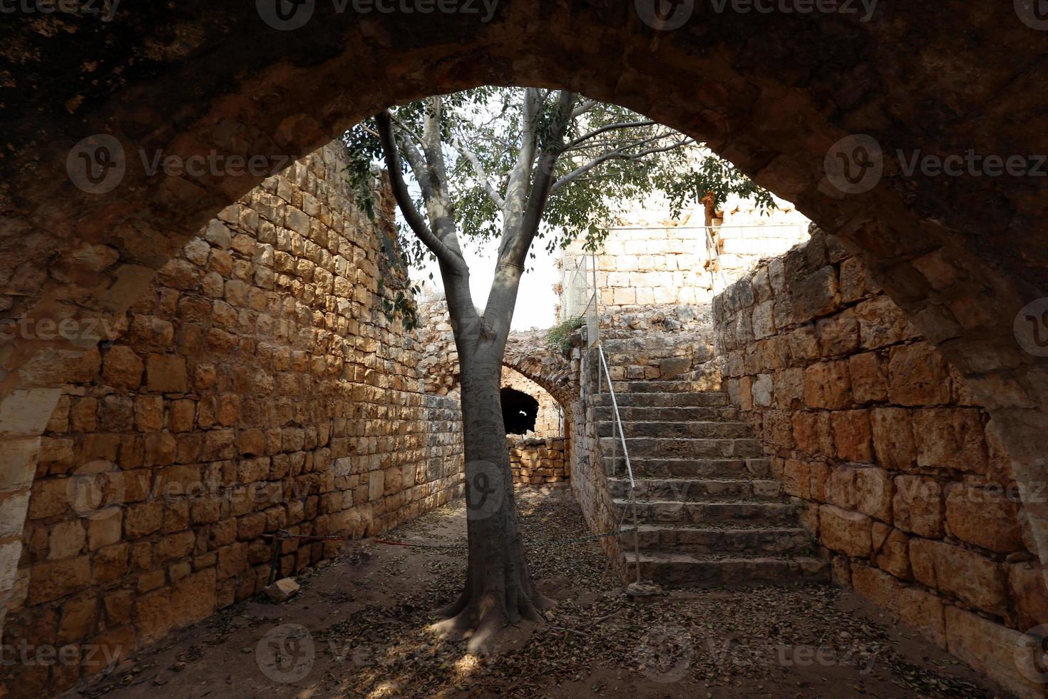 Treppe zum Auf- und Absteigen. foto