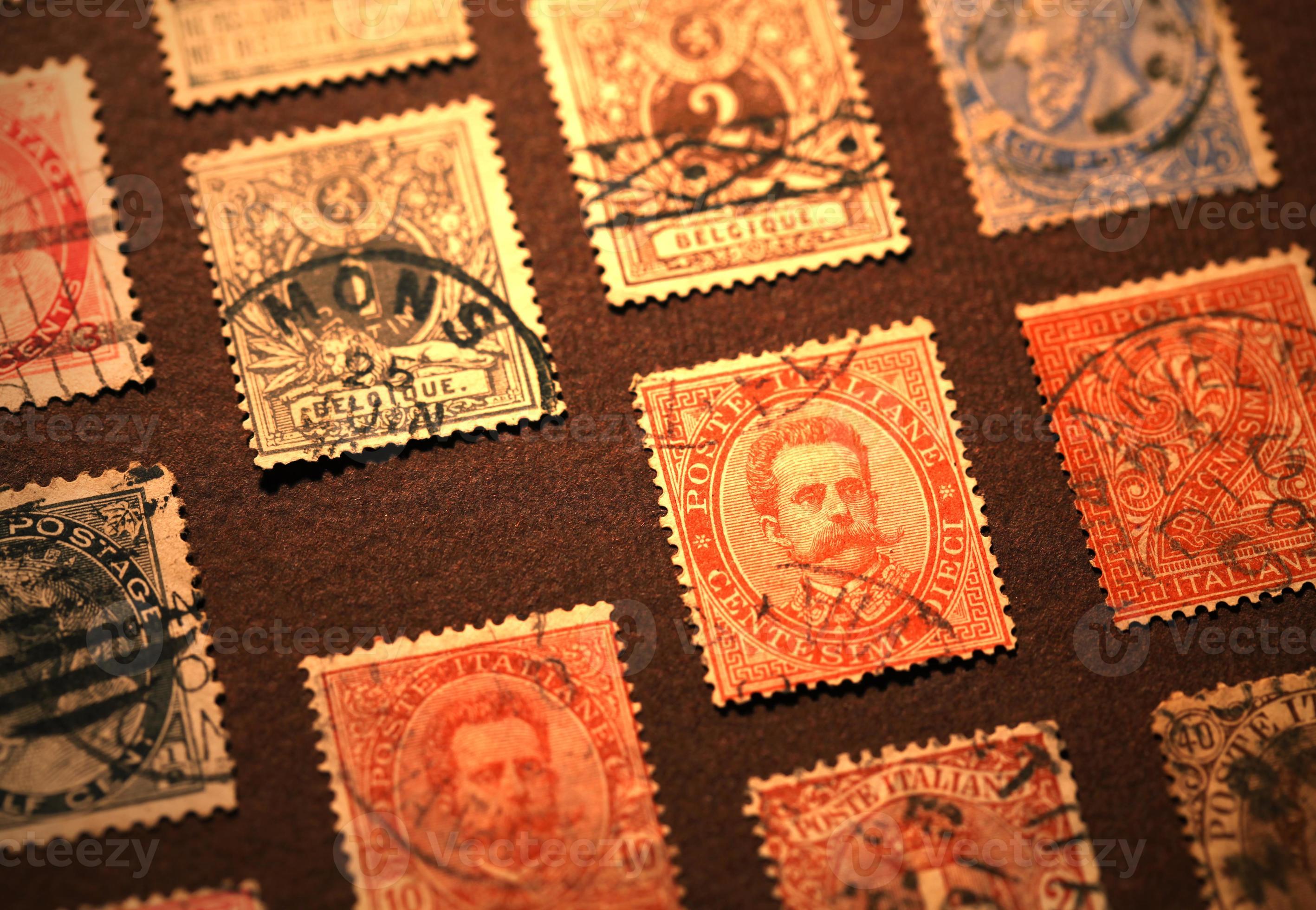 alte Briefmarken foto