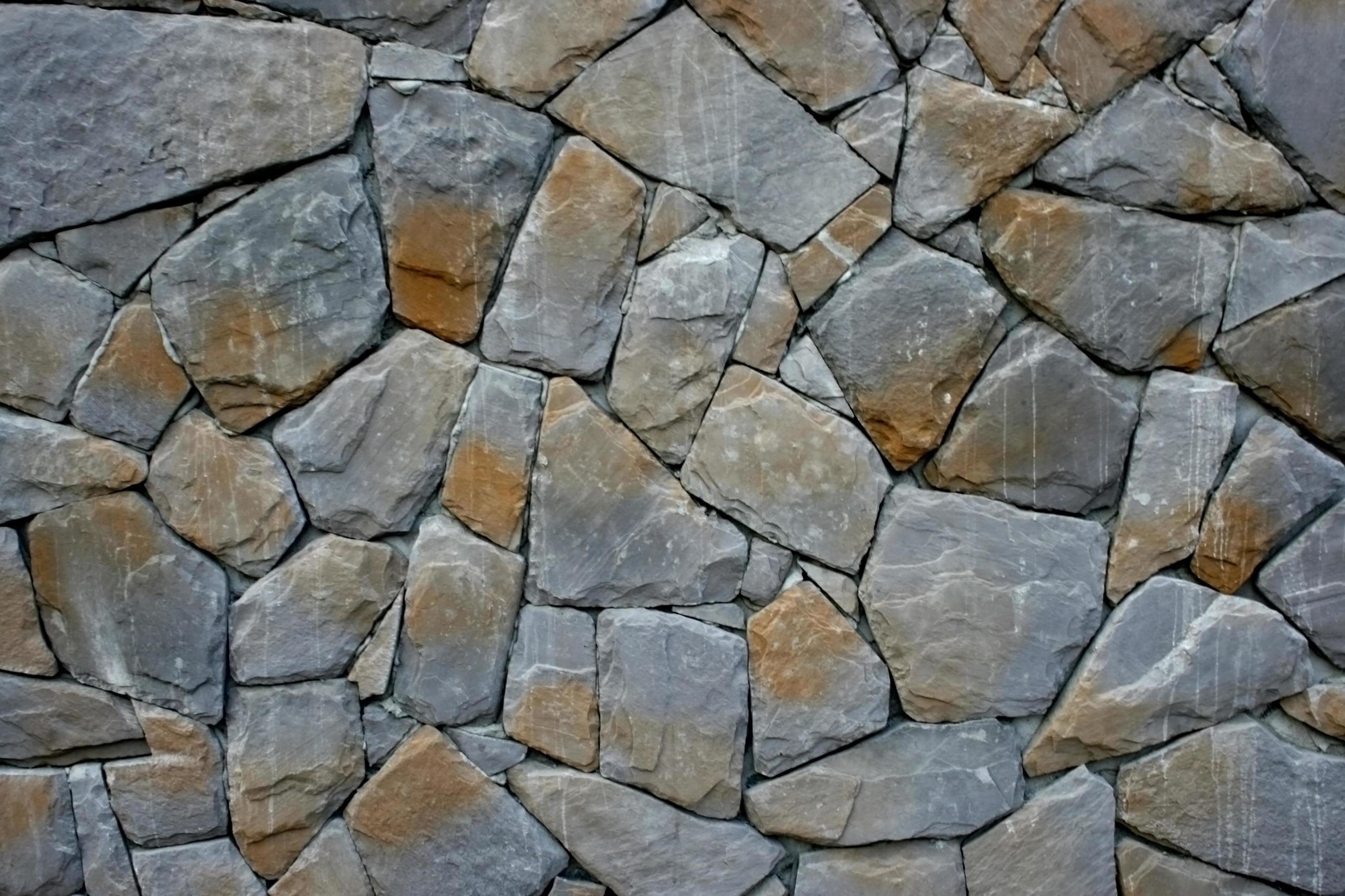 Natursteinmauer foto