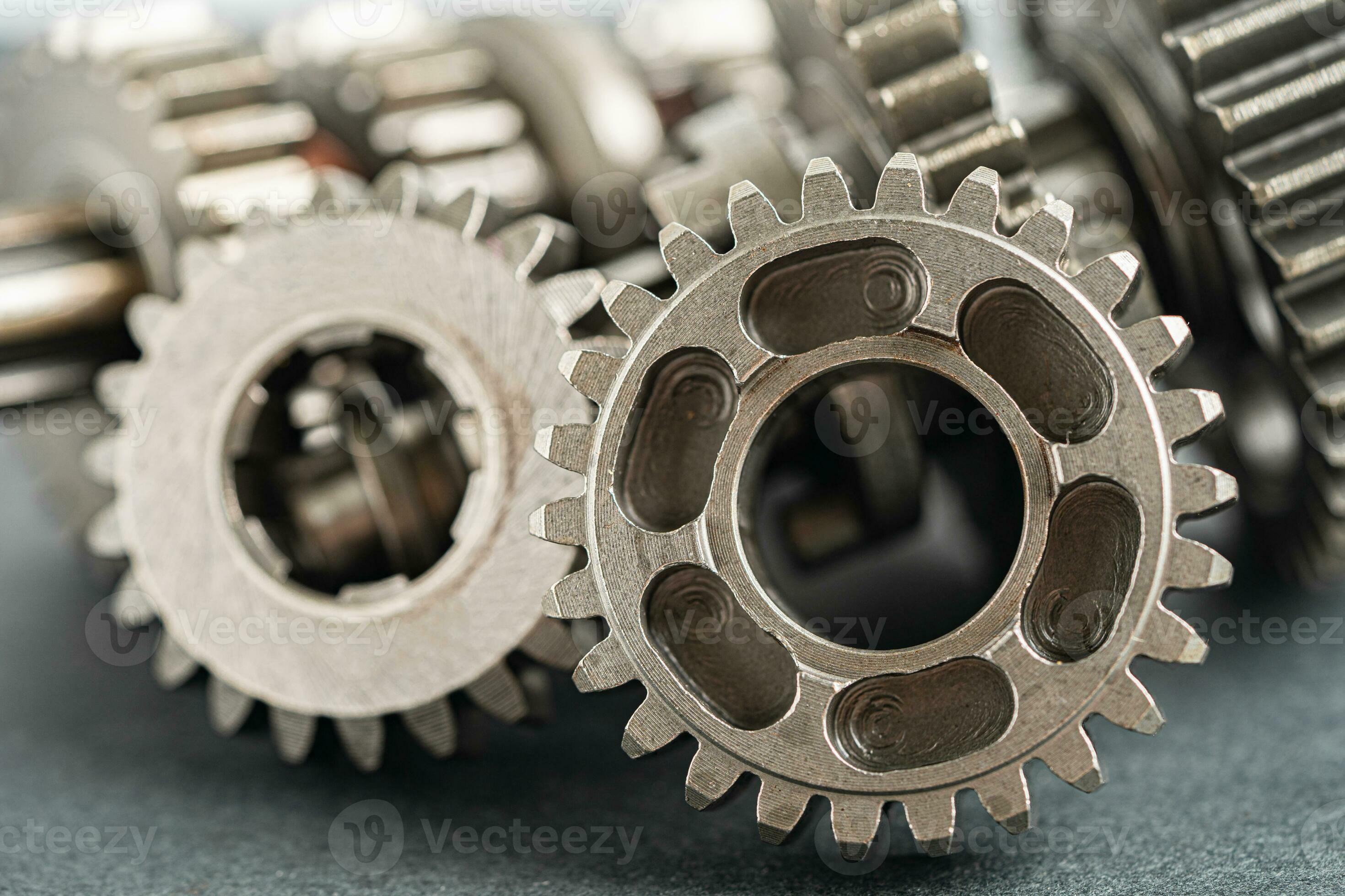 Ausrüstung und Zahnräder Räder, Uhr Mechanismus, Messing- Metall Motor  industriell. 25166495 Stock-Photo bei Vecteezy