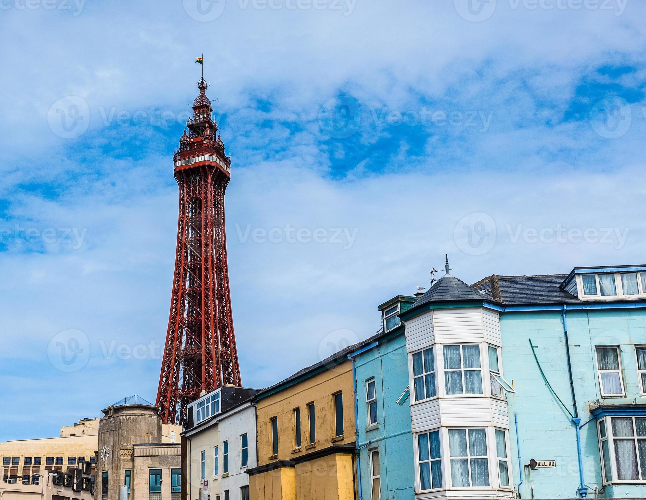 hdr der Blackpool-Turm foto
