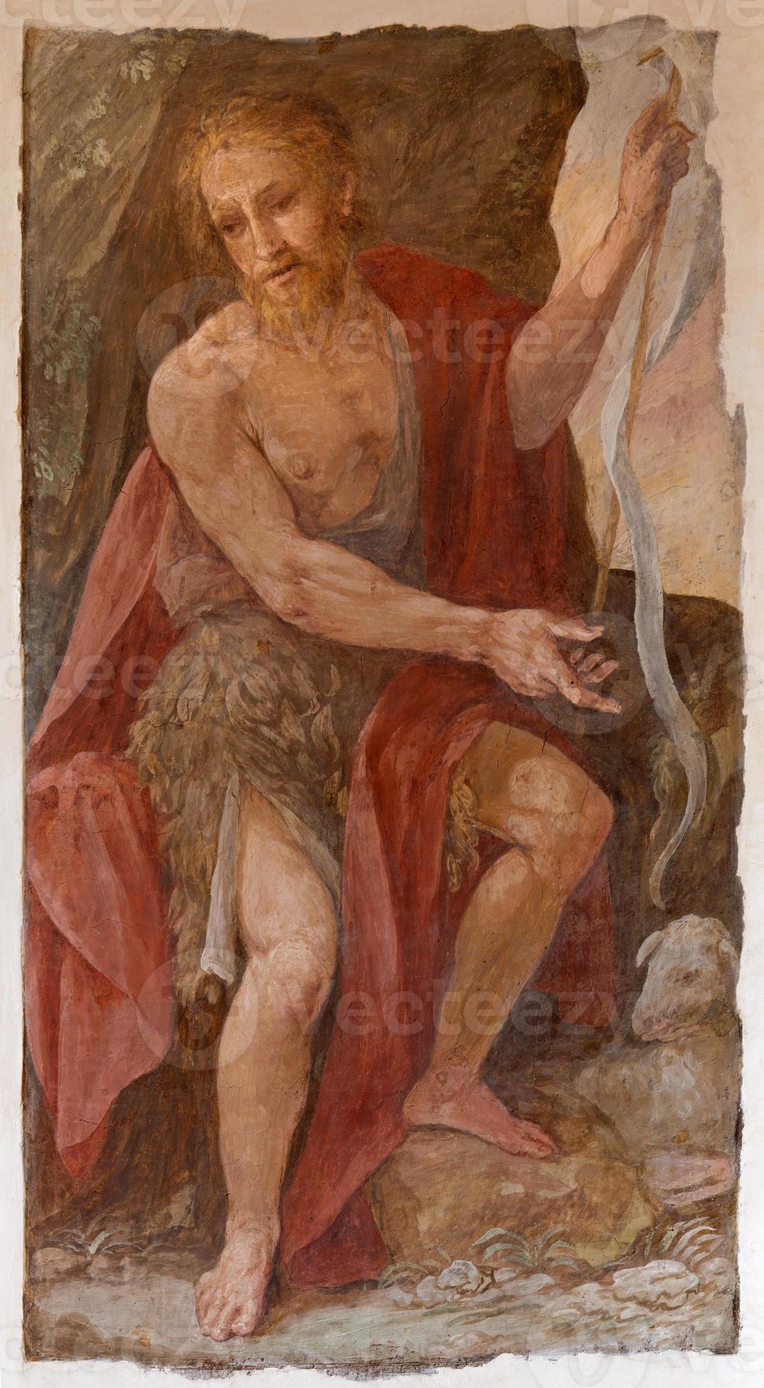 Rom - Fresko von st. Johannes der Täufer foto