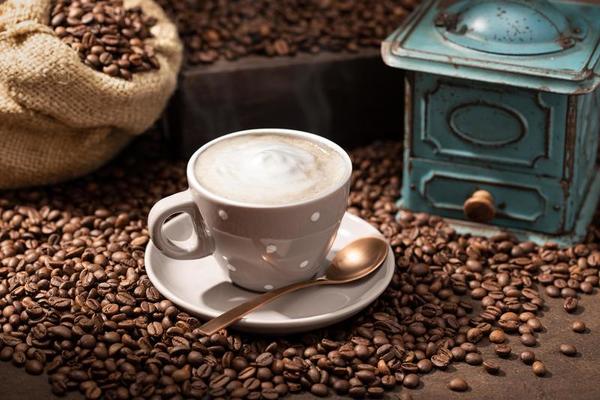 Kaffeetasse Cappuccino Oder Latte Stock Foto