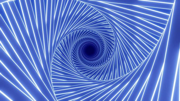 Sci-Fi-Lichtgeschwindigkeit. Hyper-Warp futuristisches blaues Licht.  abstrakte blaue Bewegungslichtspur. Neonlichtstreifen laufen im  Hintergrund. 3D-Darstellung. 19600844 Stock-Photo bei Vecteezy
