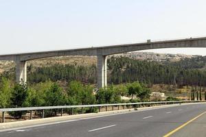 Brücke über einen Fluss in Israel. foto