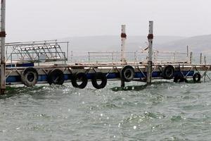 Lake Kinneret ist ein Süßwassersee im Nordosten Israels. foto