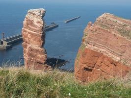 Insel Helgoland in der Nordsee foto