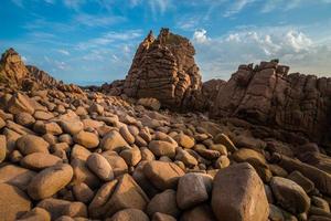 die pinnacles rocken eine ikonische touristenattraktion am cape woolamai auf philip island, australien. foto