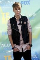 Los Angeles, 7. August - Justin Bieber kommt am 7. August 2011 bei den Teen Choice Awards 2011 im Gibson Amphitheater in Los Angeles, ca. an foto