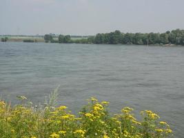 xanten stadt und rhein foto